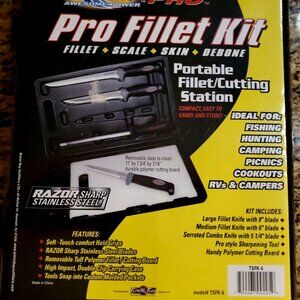 Tsunami PRO Fillet Kit ~ Portable Fillet/Cutting Station with Carrying Case